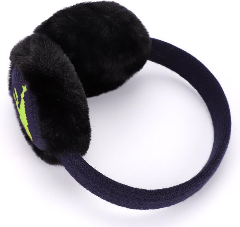 Ztl Kids Knit Earmuffs Soft Plush Ear Warmers Winter Outdoor Ear Muffs for Boys Girls - Image 4
